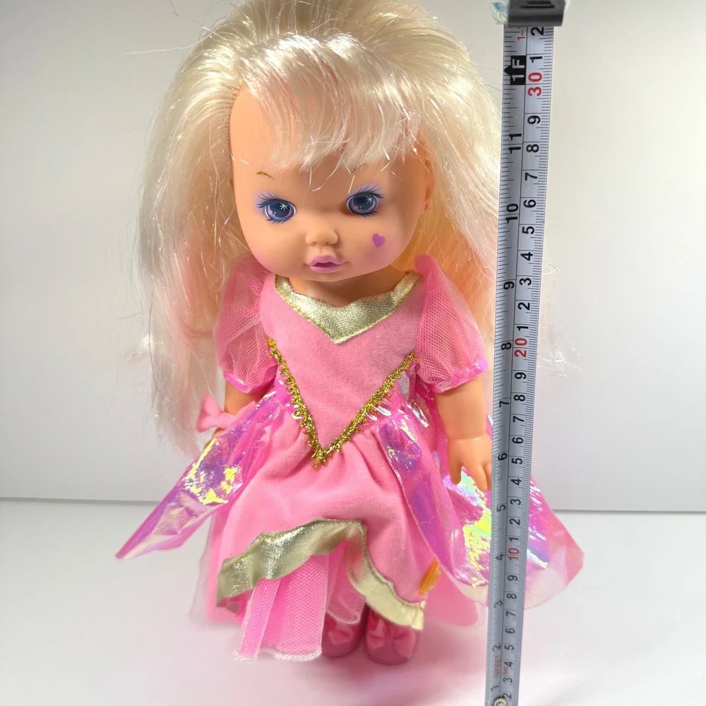 Vintage Little Lil Miss Magic Jewels Doll Mattel 1988 1977 Original Pink Dress